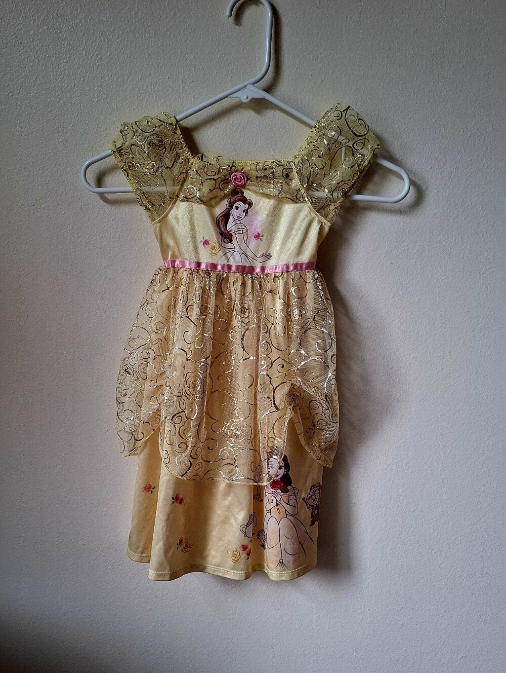 Disney Belle Yellow Princess Costume Dress Size 2T